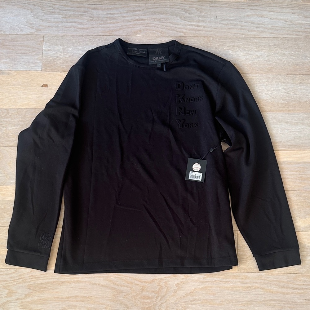 DKNY Men's Black Long Sleeve Tee